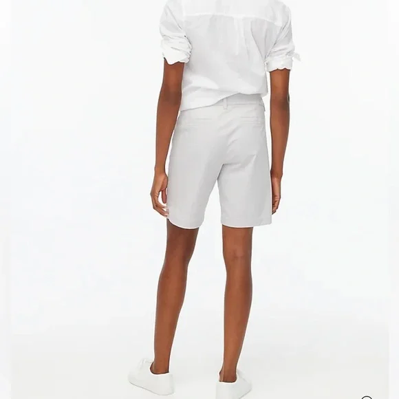 J. Crew Factory Frankie Bermuda Shorts Gray 9” - Picture 2 of 7